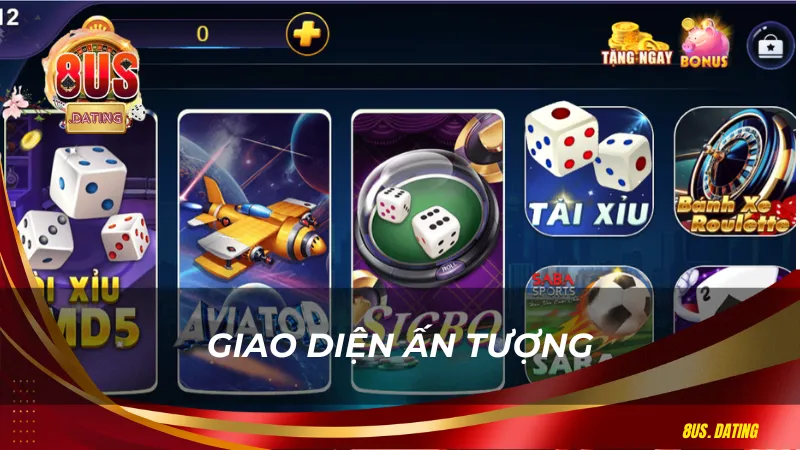 Giao diện ấn tượng