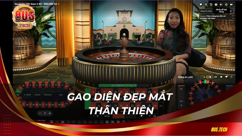 Giao diện đẹp mặt thân thiện