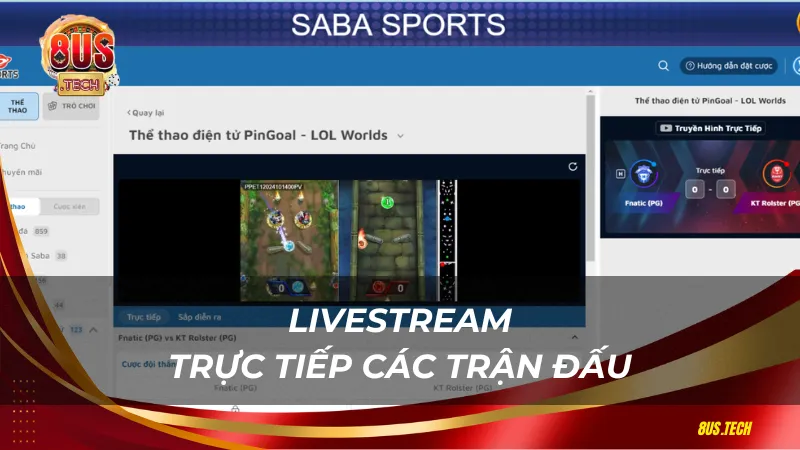 Livestream trực tiếp trận đầu