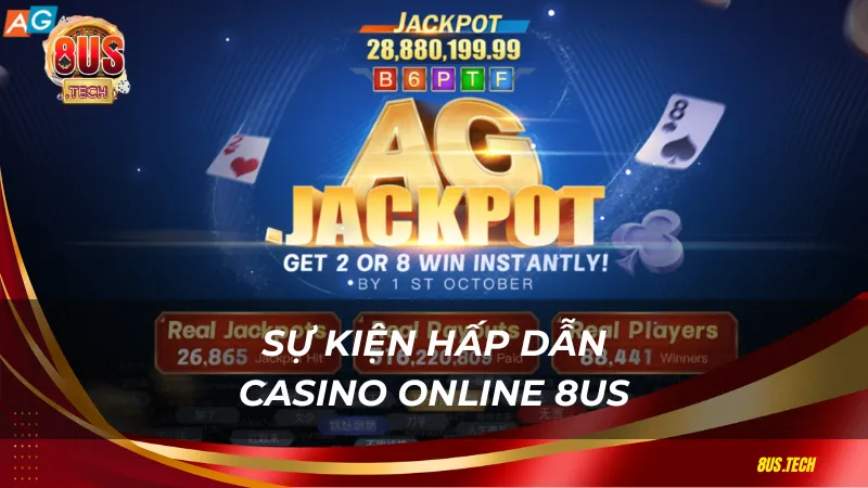 Sự kiện hấp dẫn tại Casino online 8US